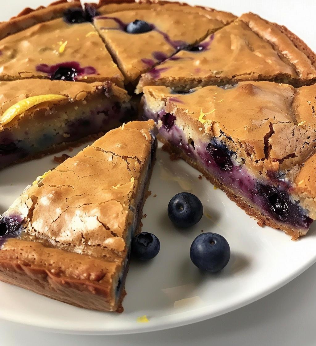 Blueberry Lemon Blondies