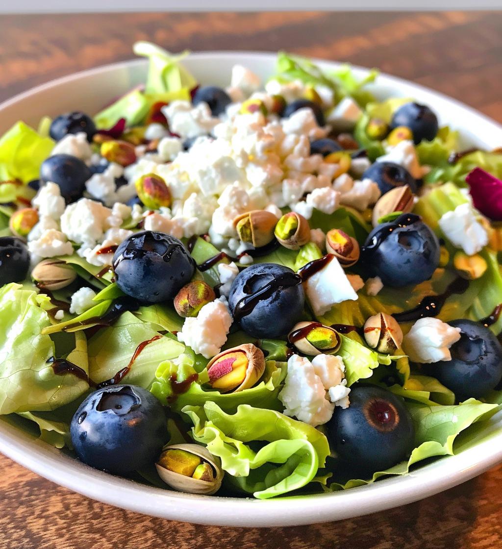Blueberry Pistachio Salad