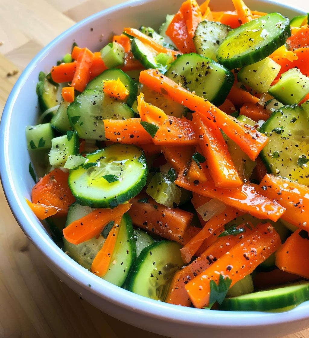 Carrot Cucumber Salad