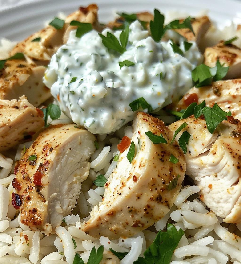 Chicken Tzatziki Rice