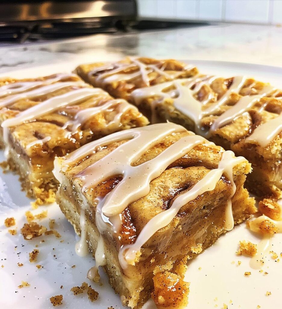Cinnamon Roll Bliss Bars