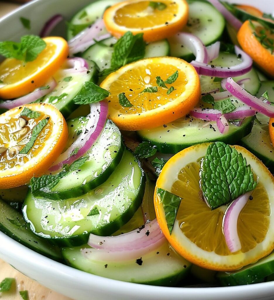 Clementine Cucumber Salad