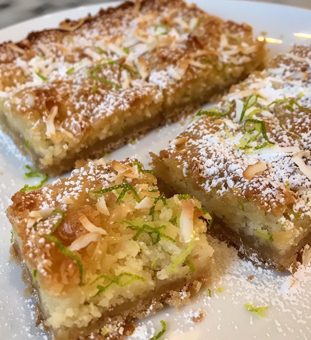 Coconut Lime Bars