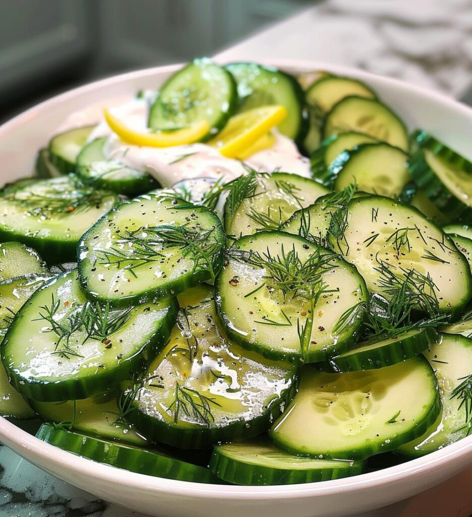 Creamy Cucumber Salad