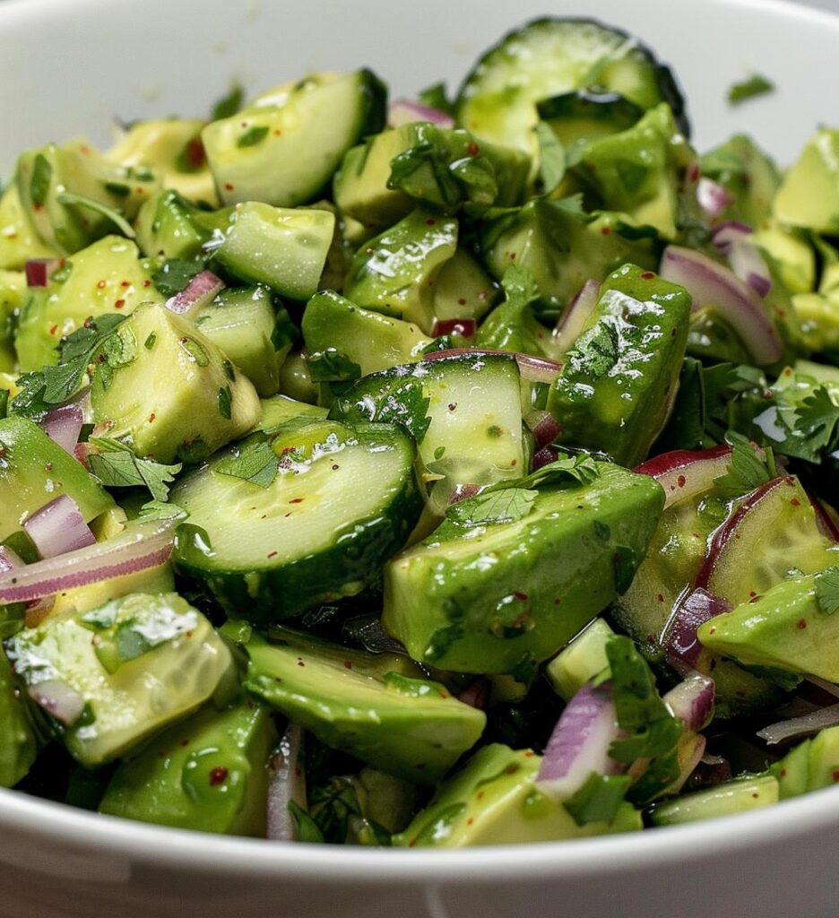 Cucumber Avocado Salad