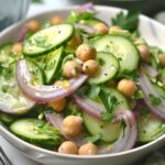 Cucumber Chickpea Slaw
