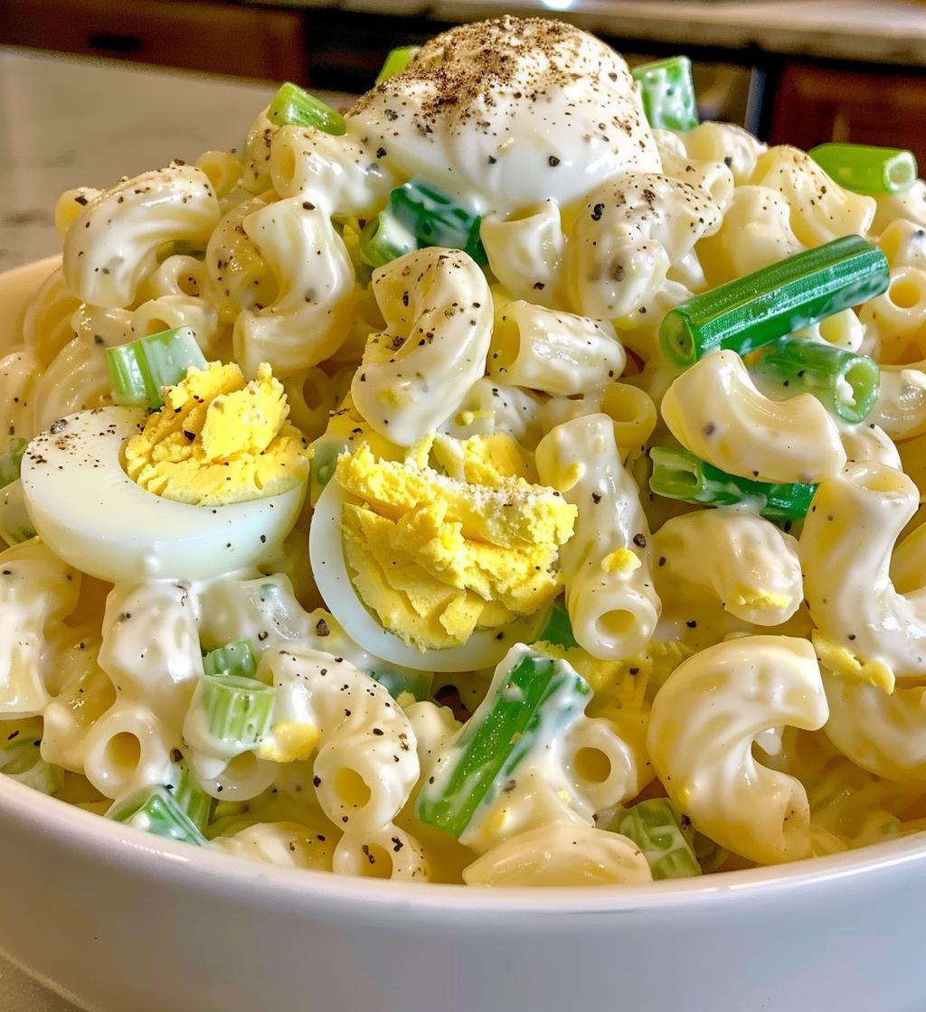 Deviled Egg Pasta Salad