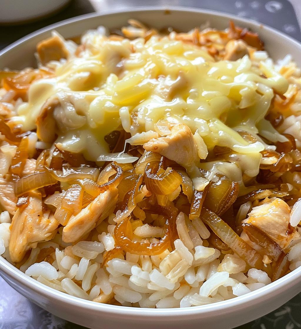 French Onion Chicken Rice