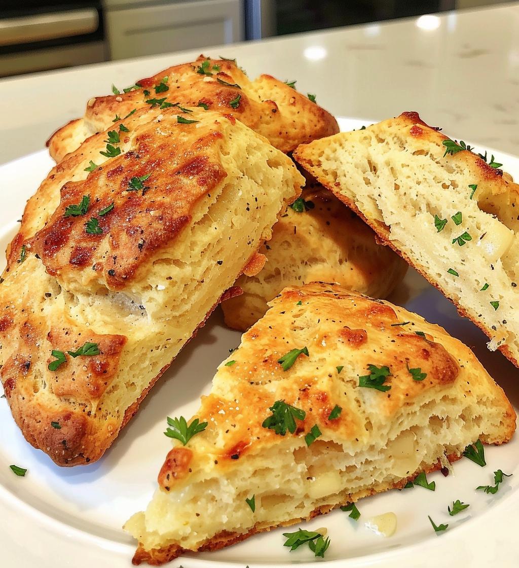 Garlic Parmesan Scones