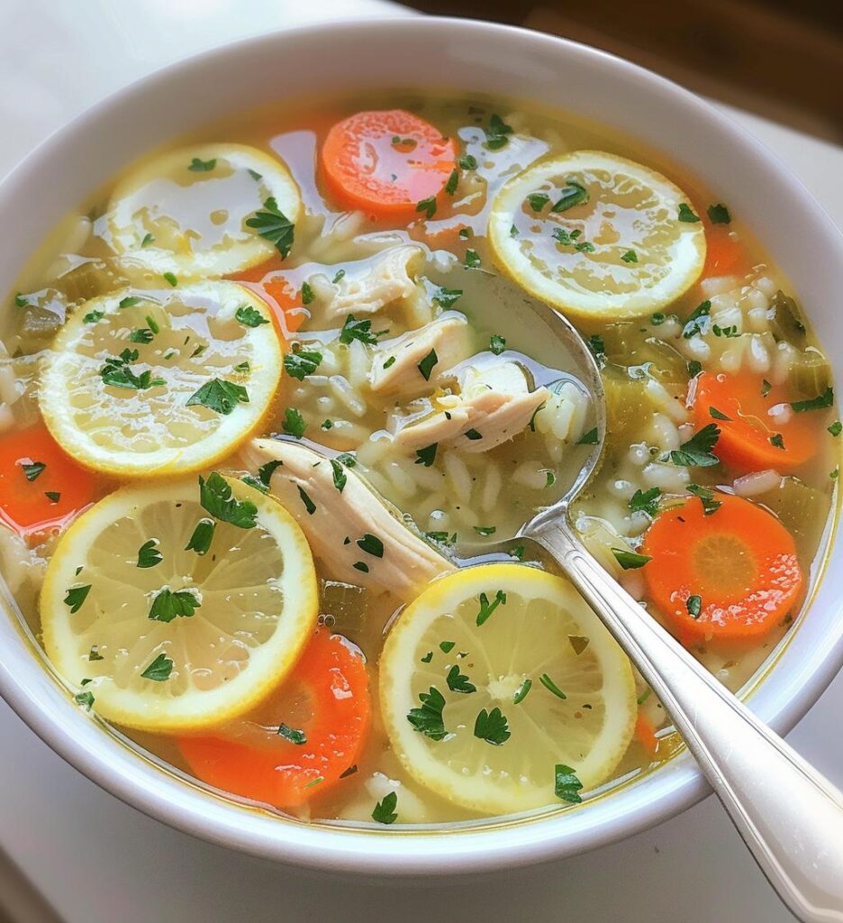 Greek Lemon Chicken Soup