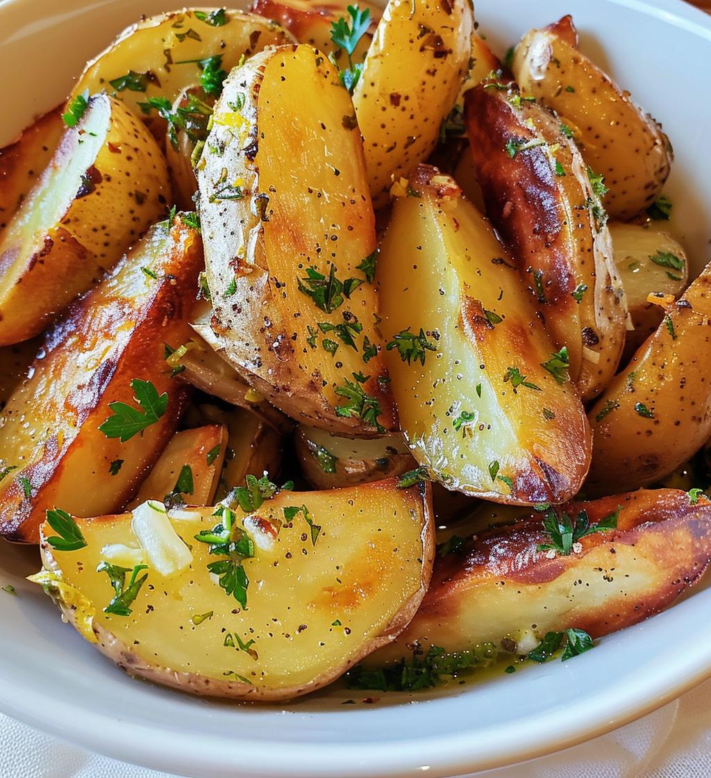 Greek Lemon Potatoes
