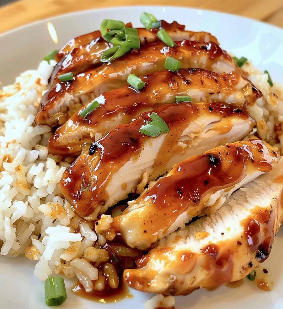 Honey BBQ Chicken Rice