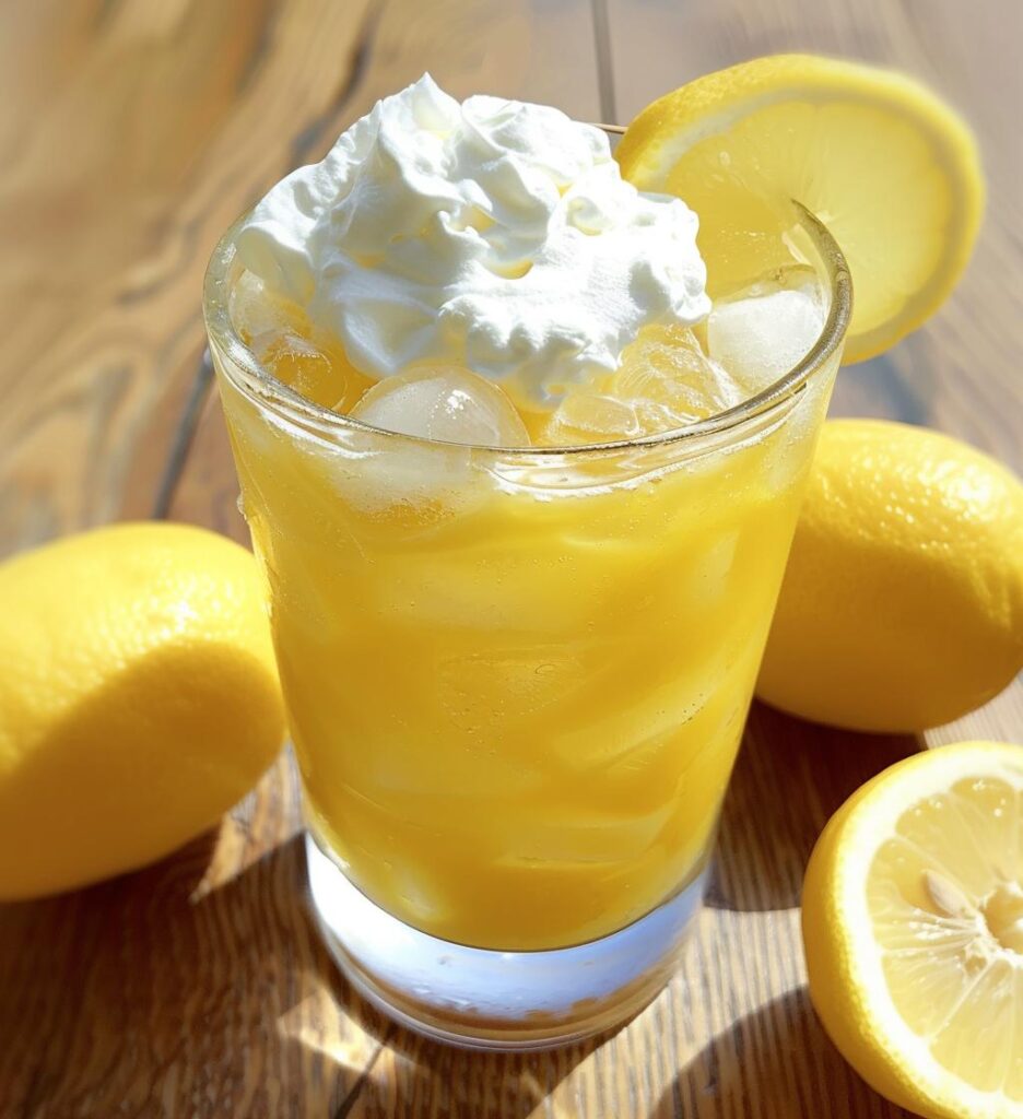 Lemon Cream Lemonade Mocktail