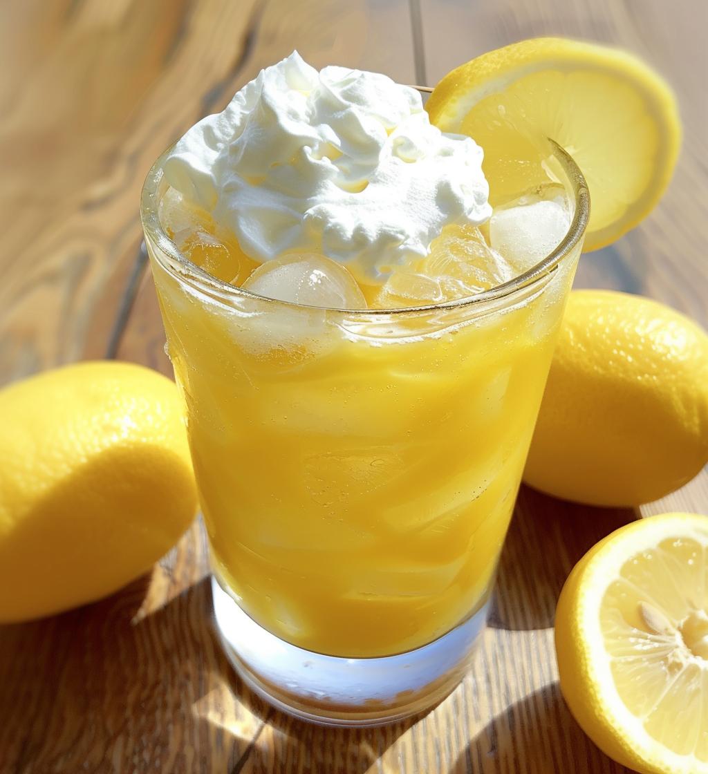 Lemon Cream Lemonade Mocktail