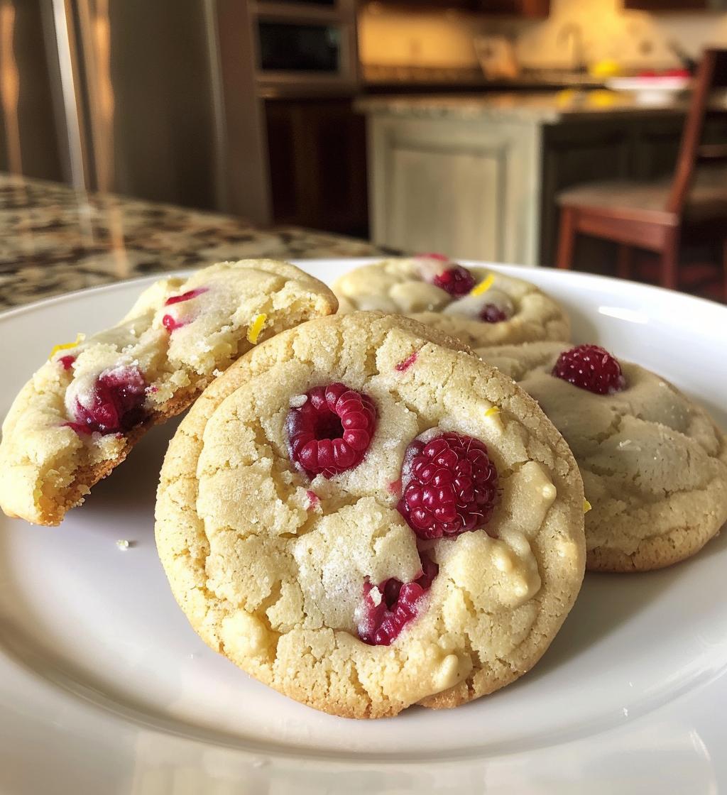 Lemon Raspberry Cookies