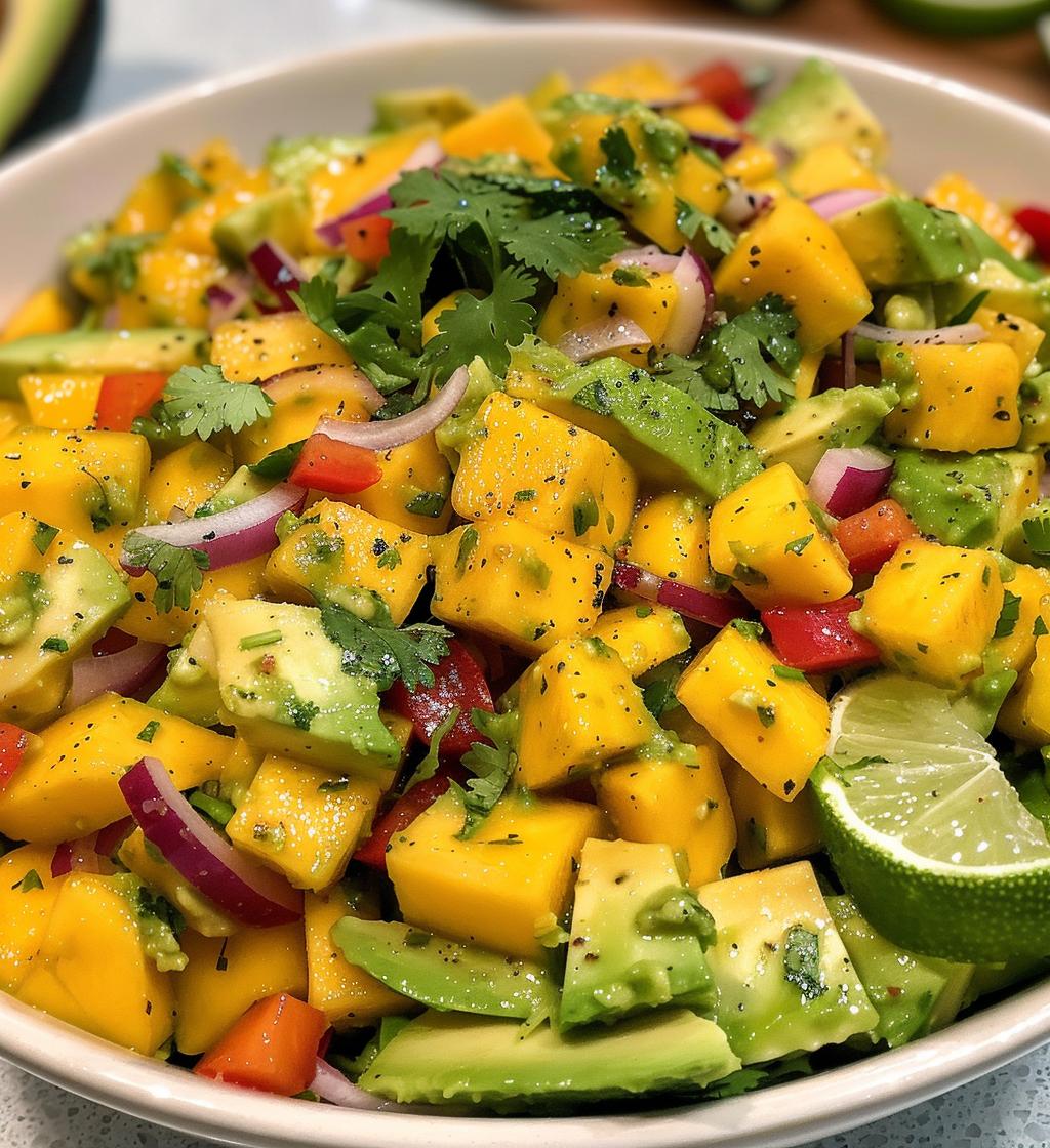 Mango Avocado Salad
