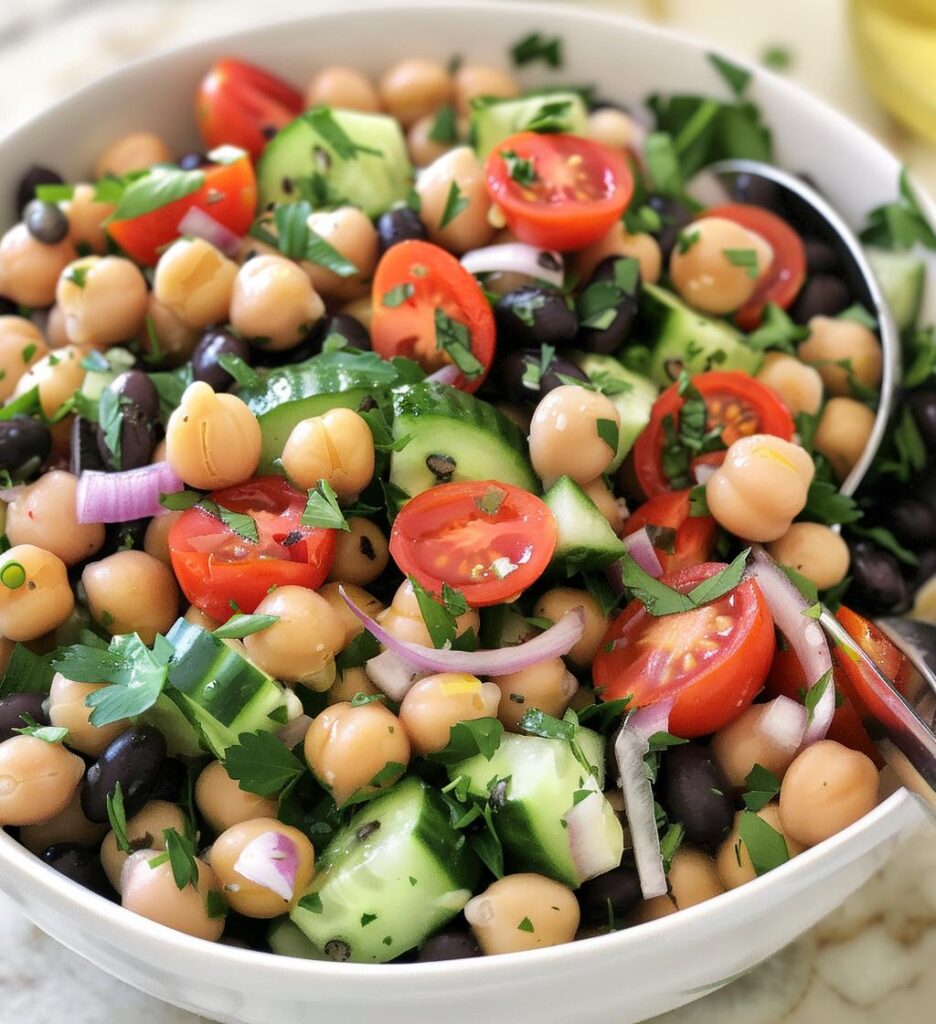 Mediterranean Bean Salad