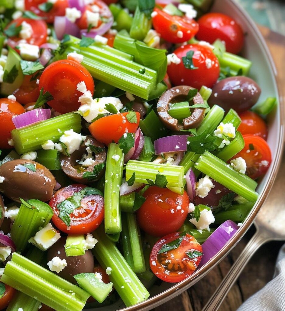 Mediterranean Celery Salad