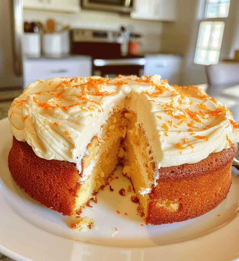 Orange Creamsicle Cake