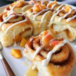 Peach Cobbler Cinnamon Rolls