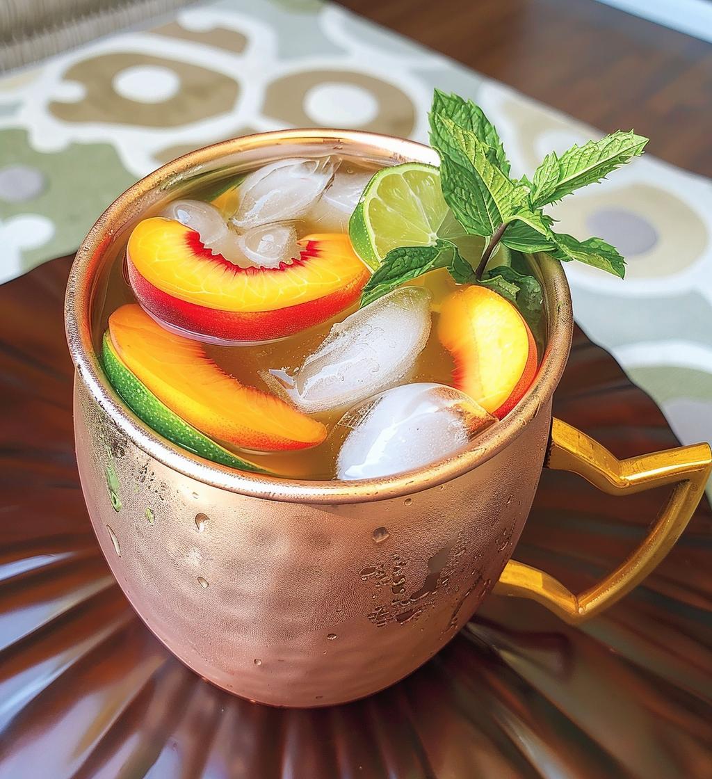 Peach Moscow Mule