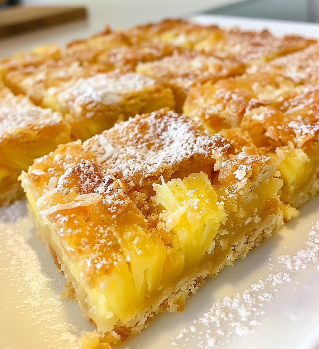 Pineapple Bliss Bars