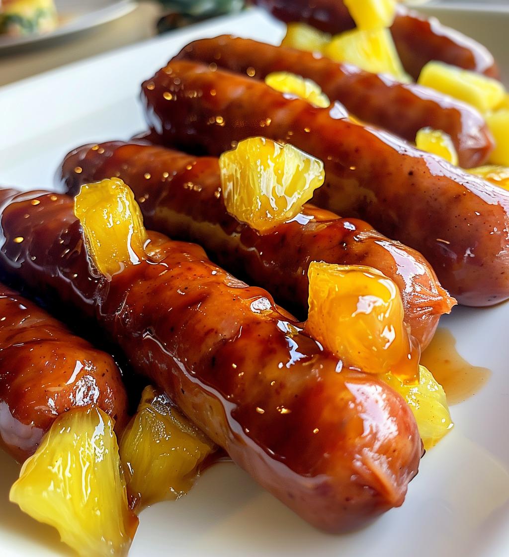 Pineapple Brown Sugar Lil Smokies