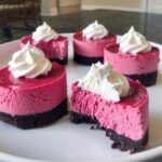 Pink Velvet Cheesecake Bites