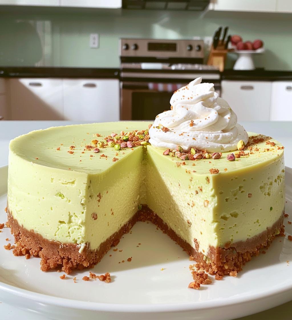 Pistachio Cheesecake