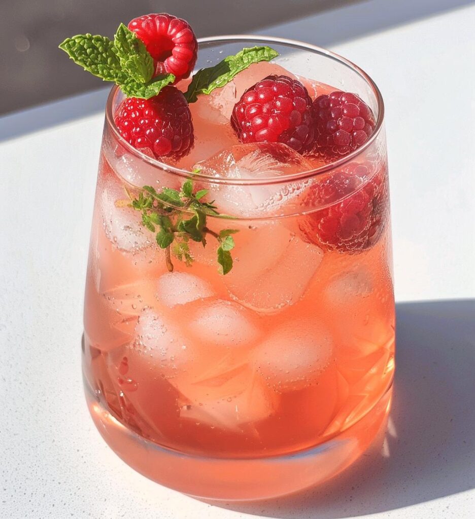 Raspberry Moscato Cocktail