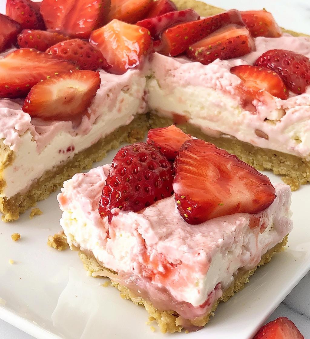 Strawberry Cheesecake Bars