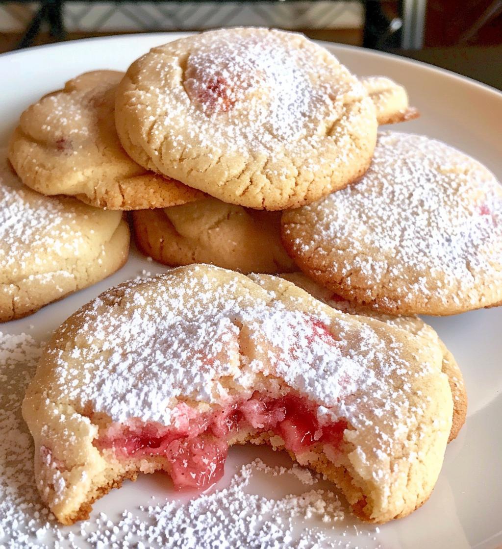 Strawberry Kiss Cookies