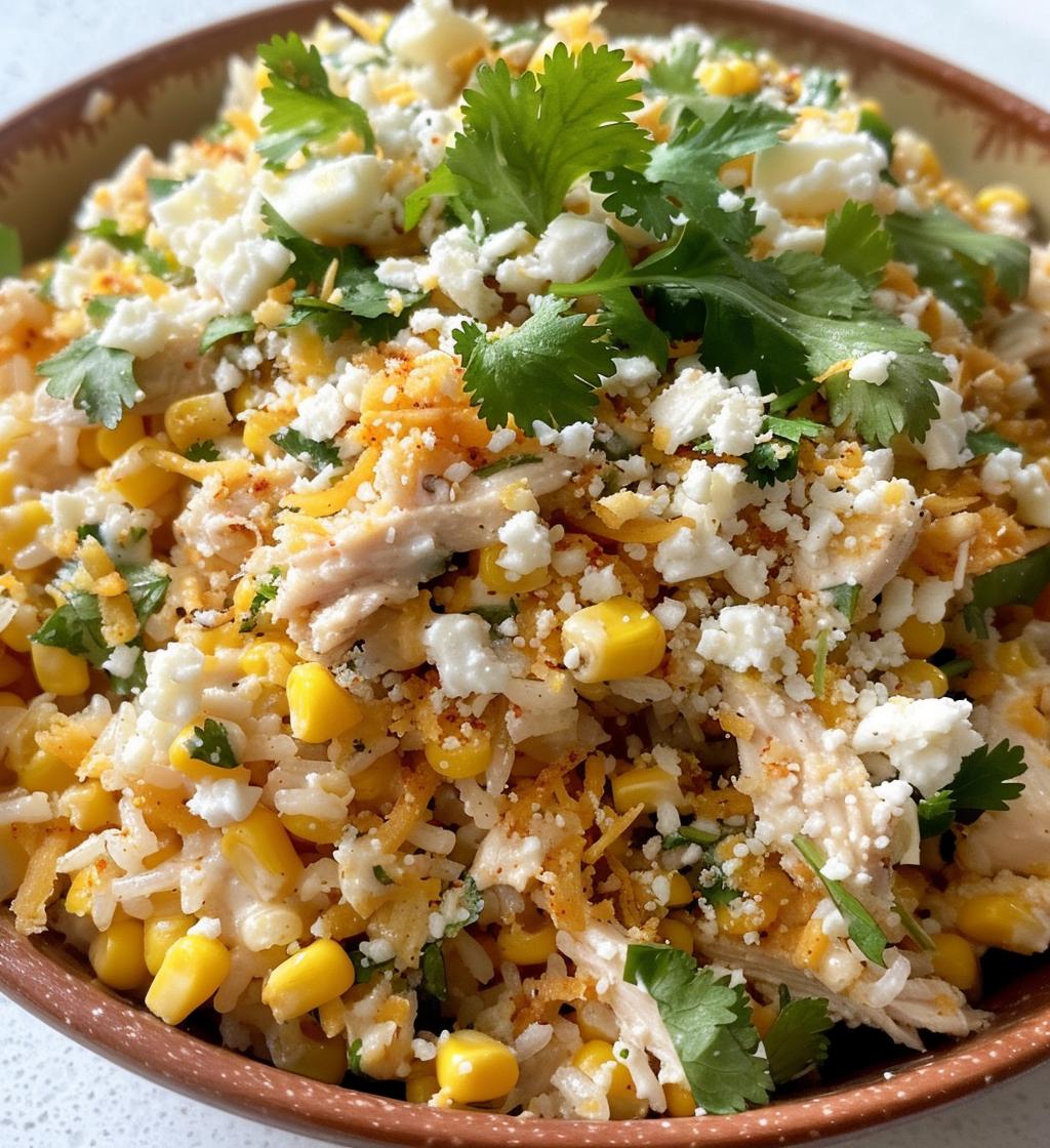 Street Corn Chicken Rice