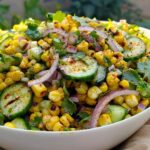 Street Corn Cucumber Salad