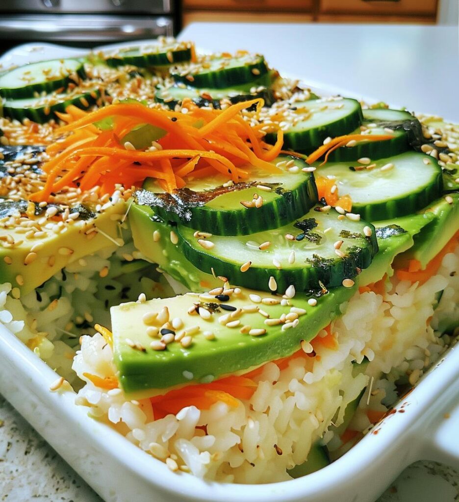 Vegan Sushi Bake