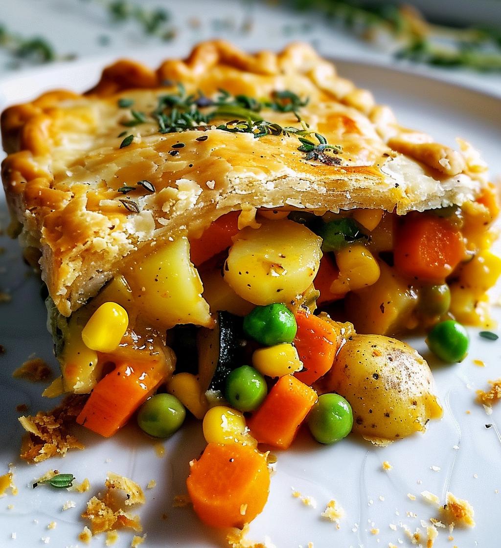 Vegetable Pot Pie Casserole