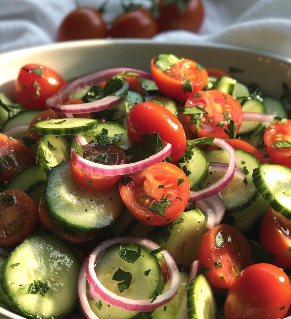 Viral Cucumber Salad