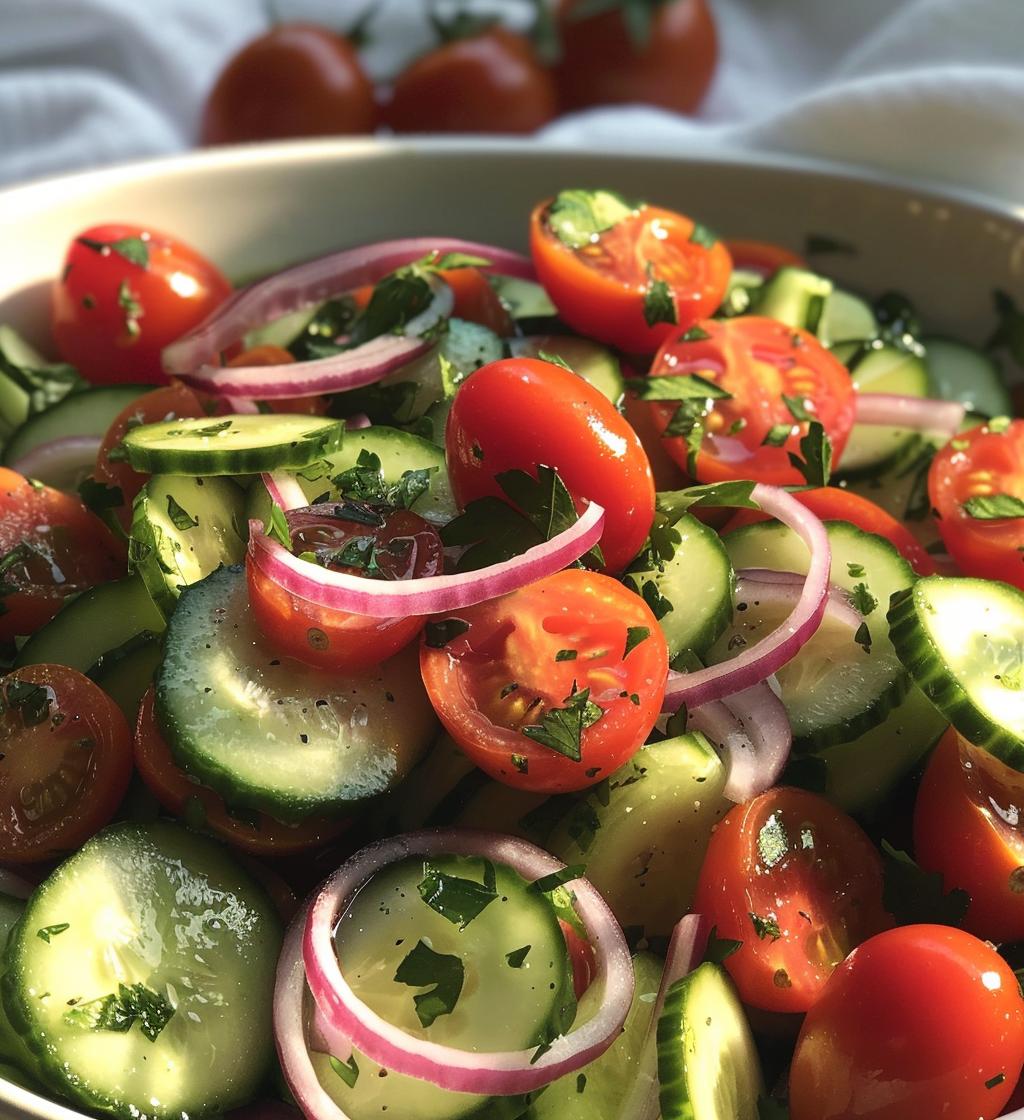 Viral Cucumber Salad