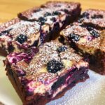blackberry cream cheese brownies