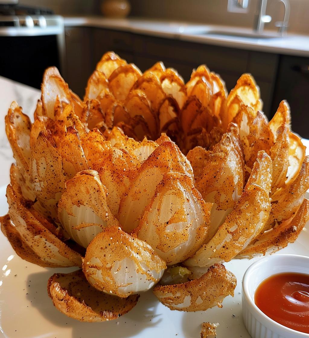 blooming onions appetizer
