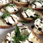 cheesy burrata crostini