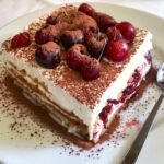 cherry amaretto tiramisu dessert