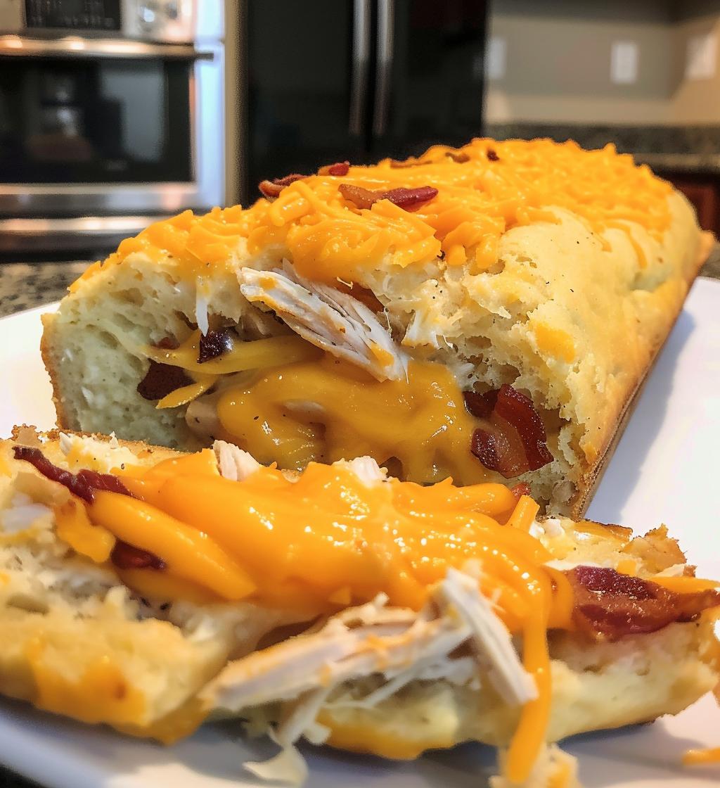 chicken bacon ranch bread