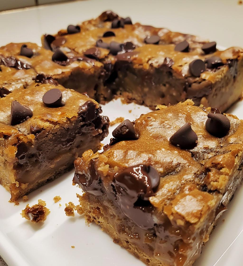 chocolate chip banana bars