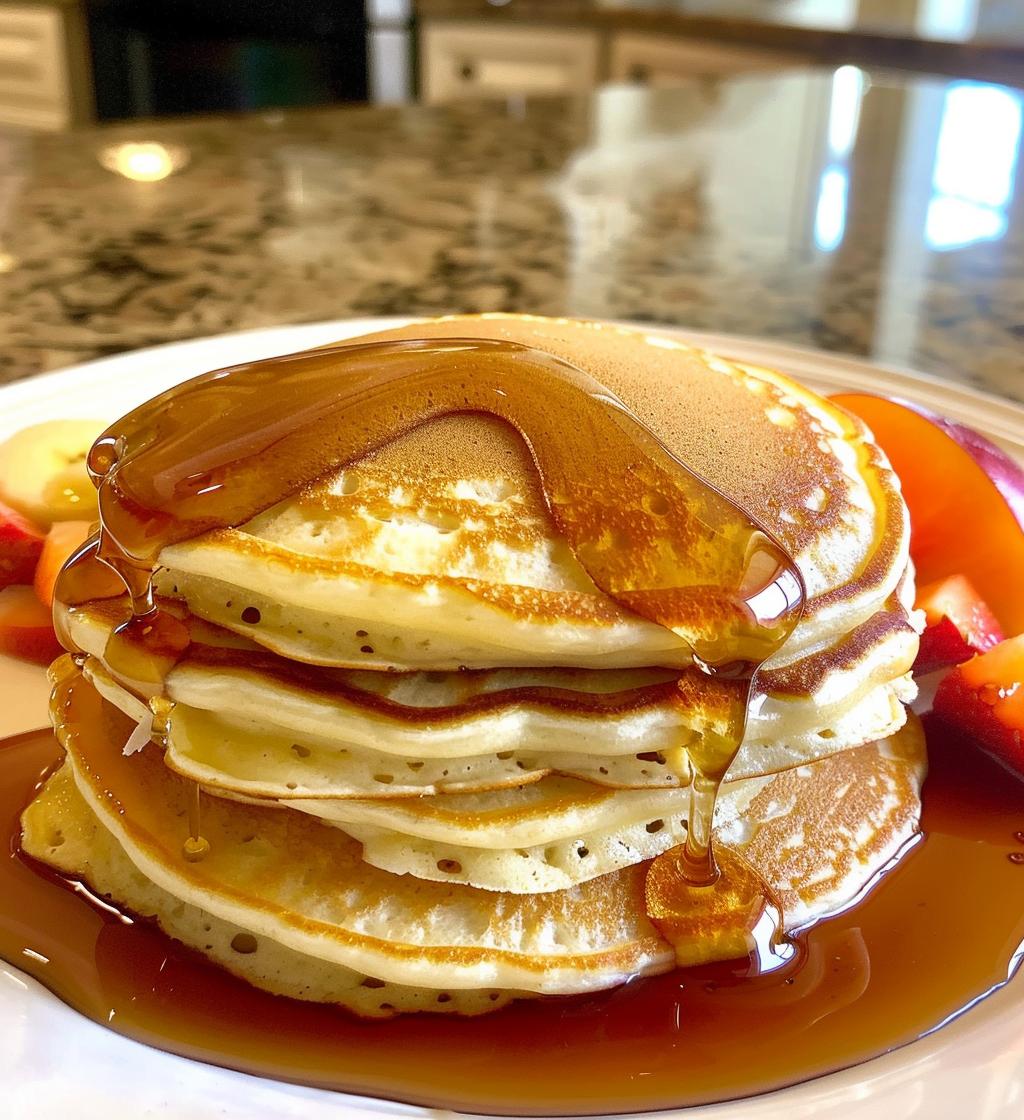 coconut cream pancakes