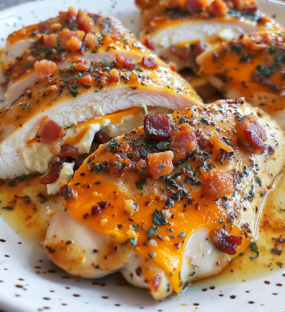 cream cheese bacon stuffed chicken