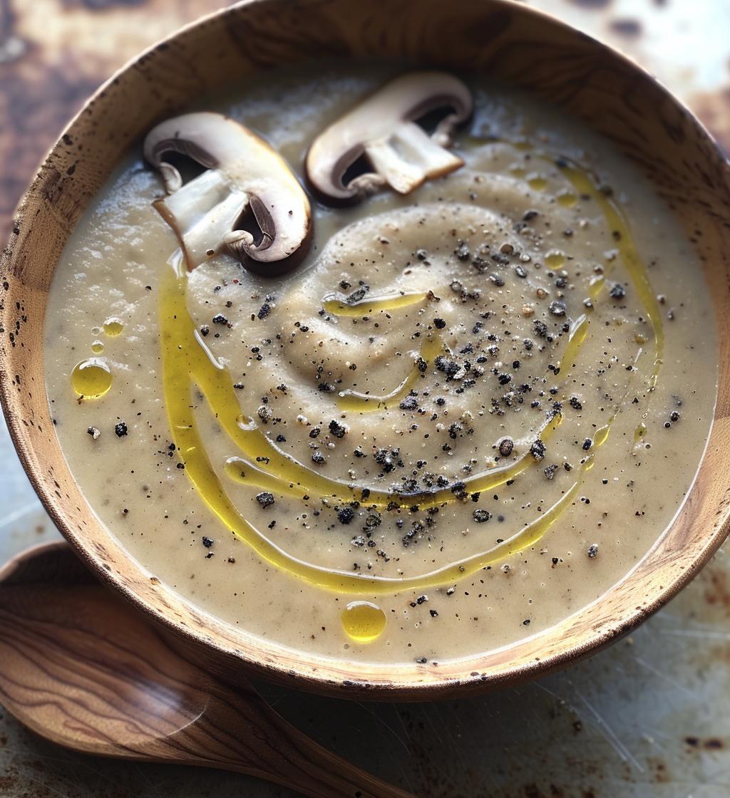 creamy mushroom soup