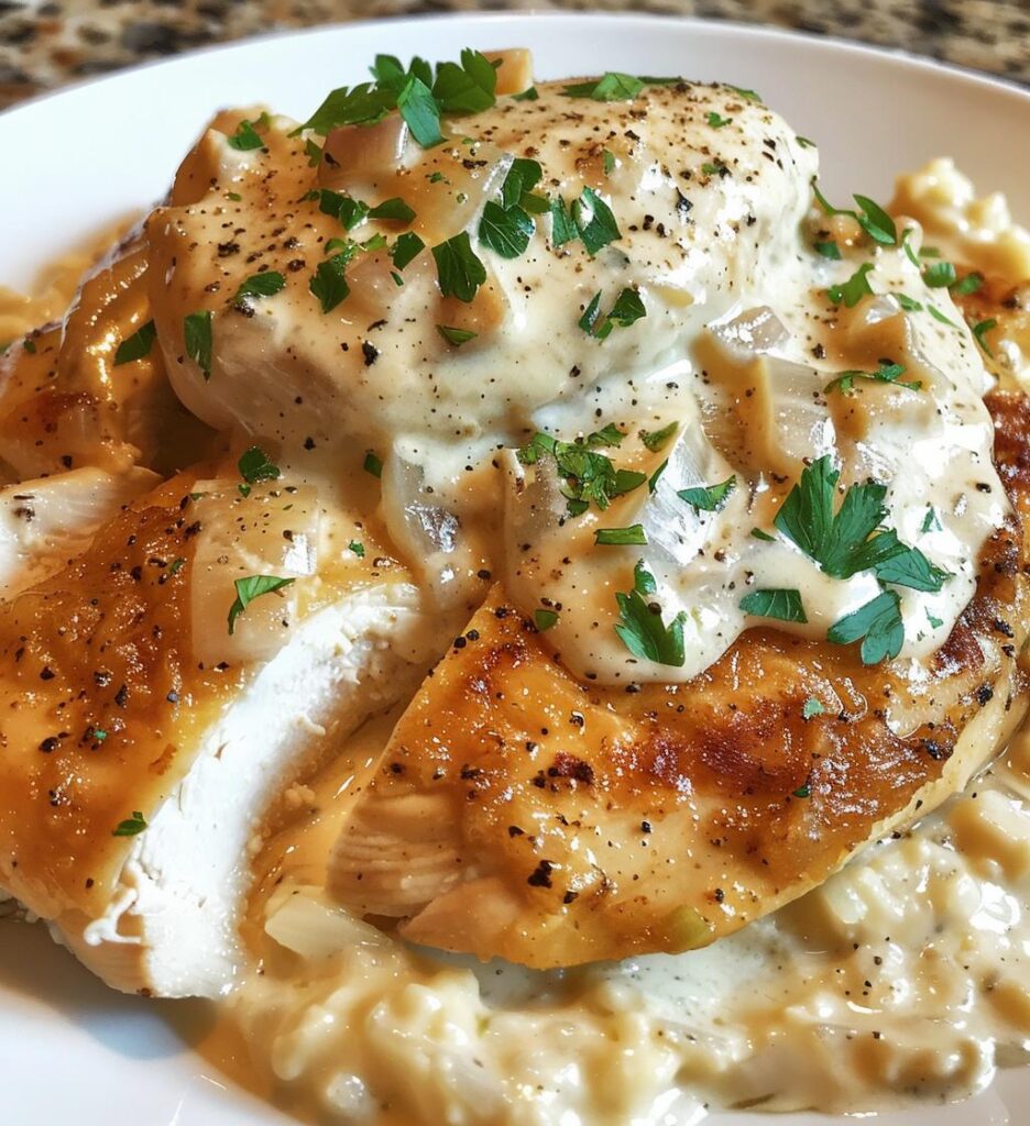 creamy smothered chicken