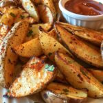 crispy potato wedges