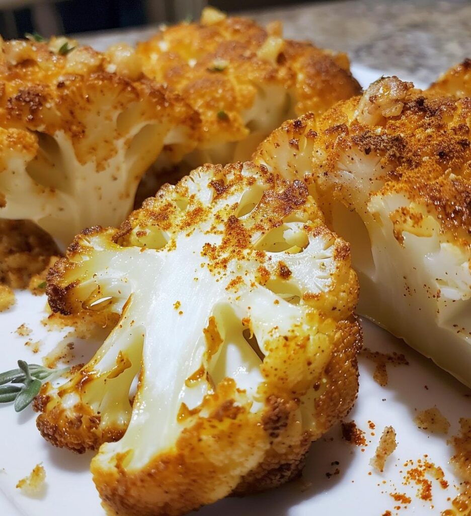 crispy roasted cauliflower